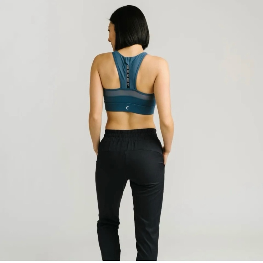 Zyia blue All Star One More Rep padded Sports Bra size XL - Picture 2 of 10